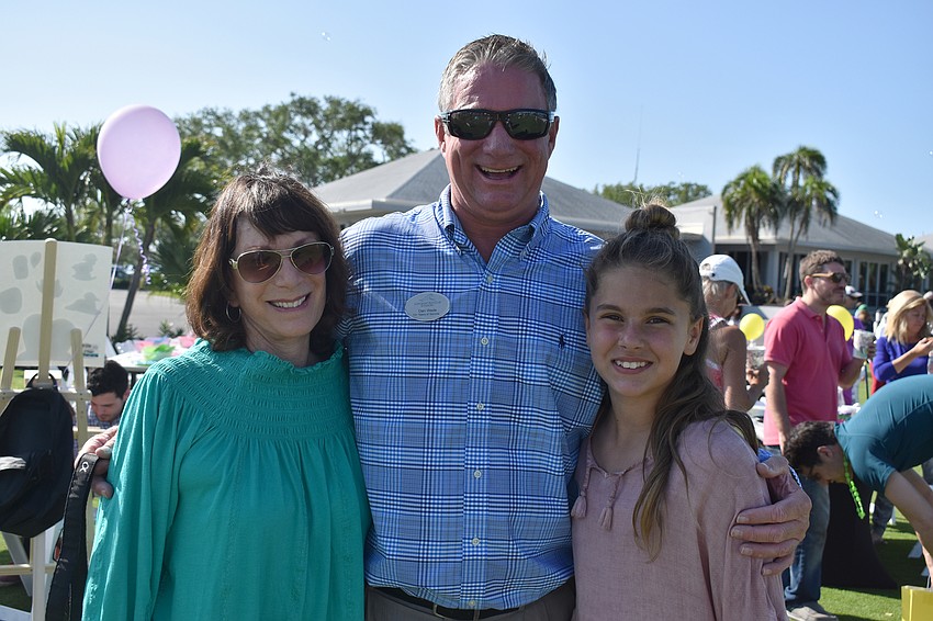 Lyn Walters and Dan and Carly Wade