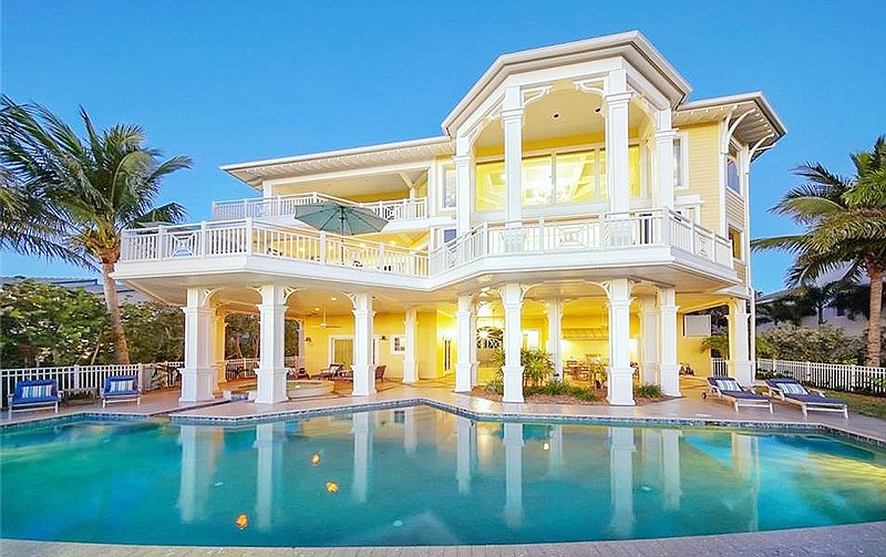 The Tramonto Estates home at 6899 Gulf of Mexico Drive recent sold for $6.8 million.