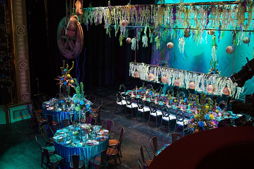 The Season Celebration On Stage is the only dinner held on the Asolo stage.