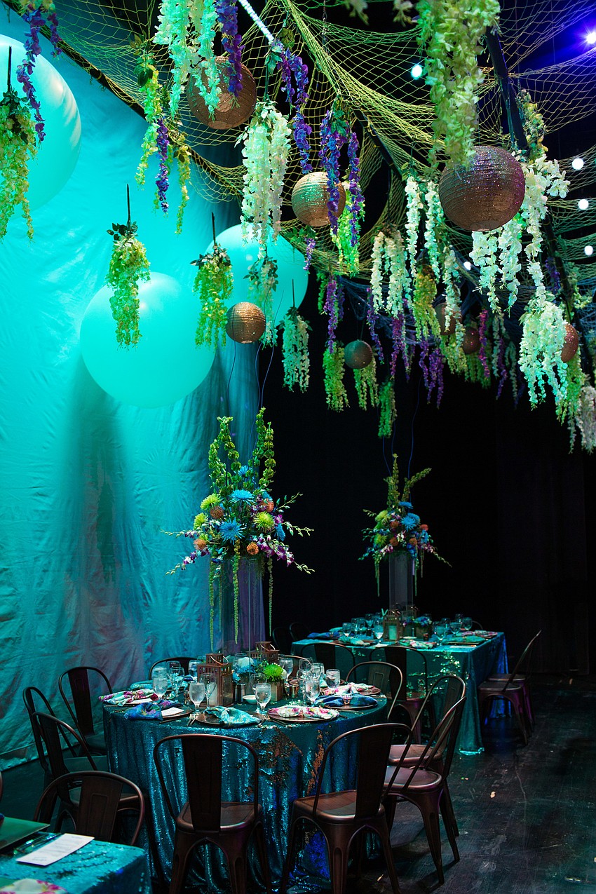 220 nets were used in the decor.