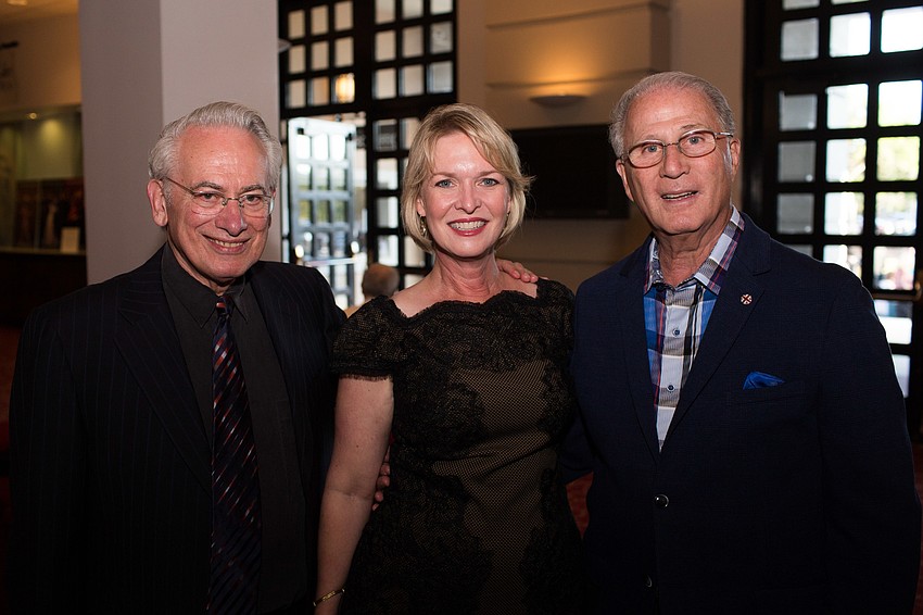 Ben Huberman, Veronica Brady and Larry Haspel
