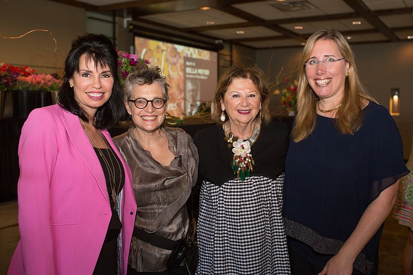 Luncheon Co-Chairwoman Nikki Sedacca, Speaker Bella Meyer, Luncheon Co-Chairwoman Renee Hamad and Selby President & CEO Jennifer Rominiecki