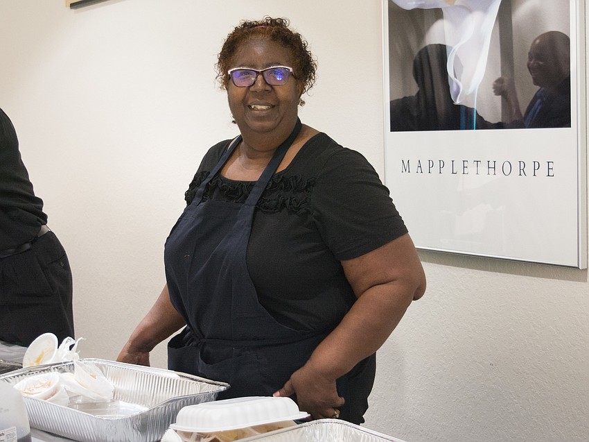 Jone Williams, of Williams Catering, provided the meal for the event.