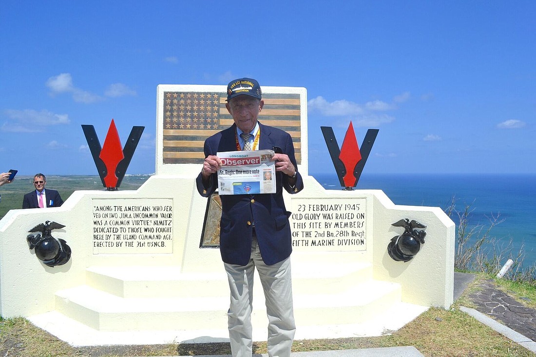 Harold Ronson at Iwo Jima