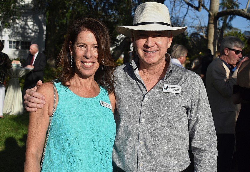 Event chairwoman Lisa Hartmann and Save Our Seabirds CEO David Pilston