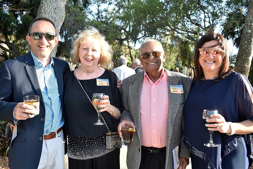 Andrew Lynn, Gail and Ravi Ghai and Anju Lynn