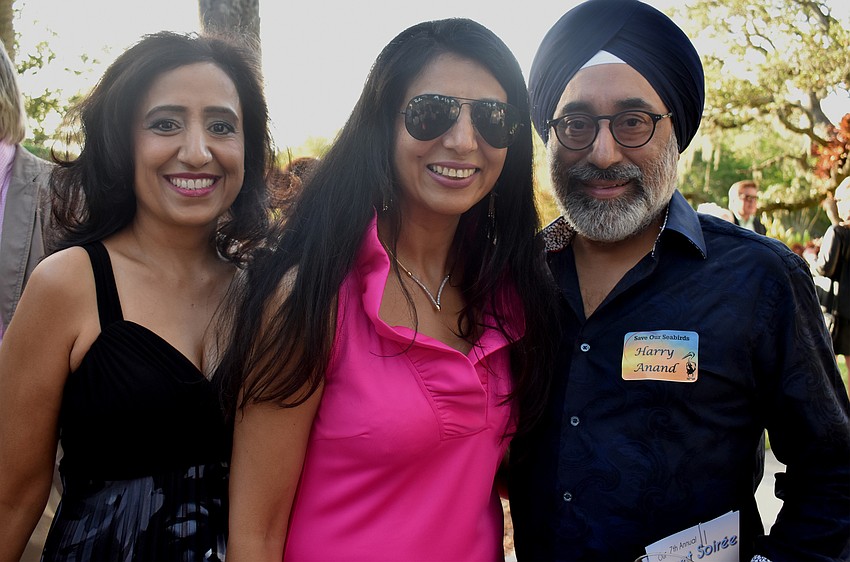 Poonam Maini and Ritu and Harry Anand