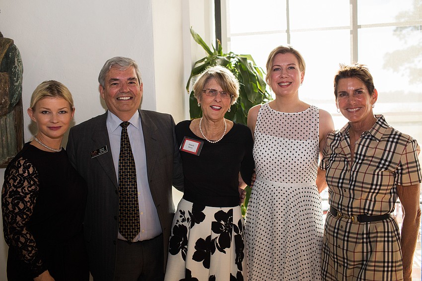 Music Director Anu Tali, Co-Chairs David and Pamela Steves, Violinist Elina Vähälä and Co-Chairwoman Audrey Robbins