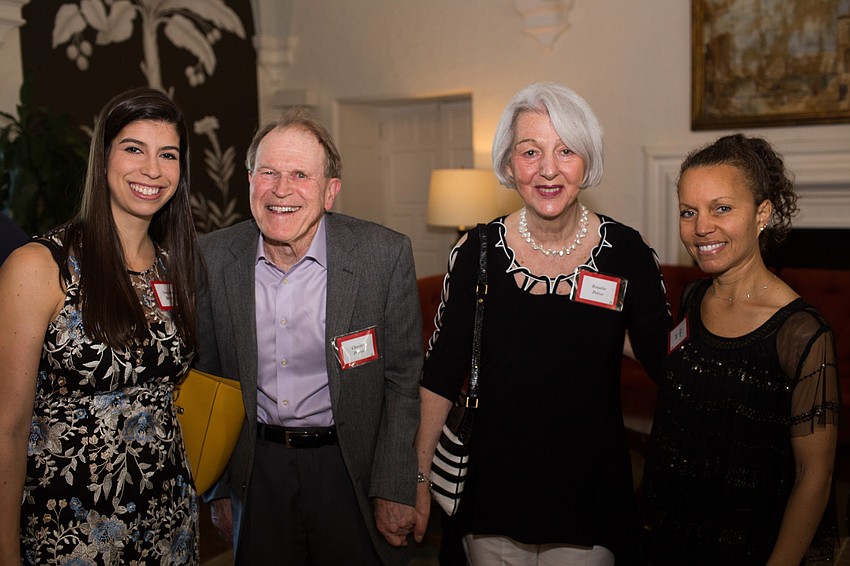 Samantha Bennett, Charles and Rosalie Peirce and Meghan Jones