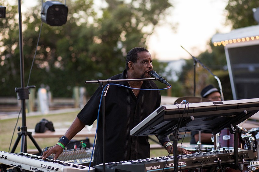 The band played throughout the evening.
