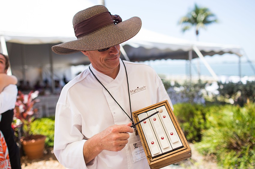 Chef Paul Mattison rings the dinner bell.