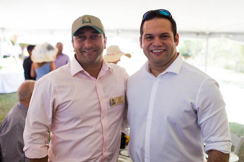 City Commissioner Hagen Brody and Erik Arroyo