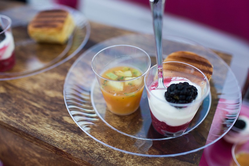 Innovative Dining served plates in the 