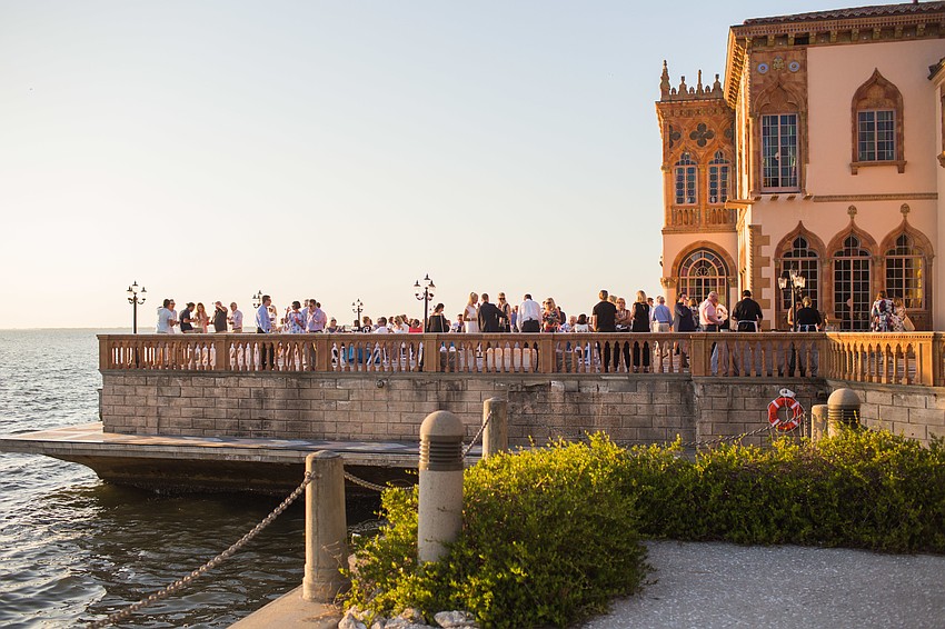 The Ca' d'Zan served as the VIP Lounge.