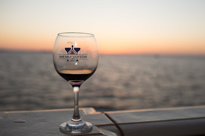 There were seven different caterers and many different wines for guests to try.