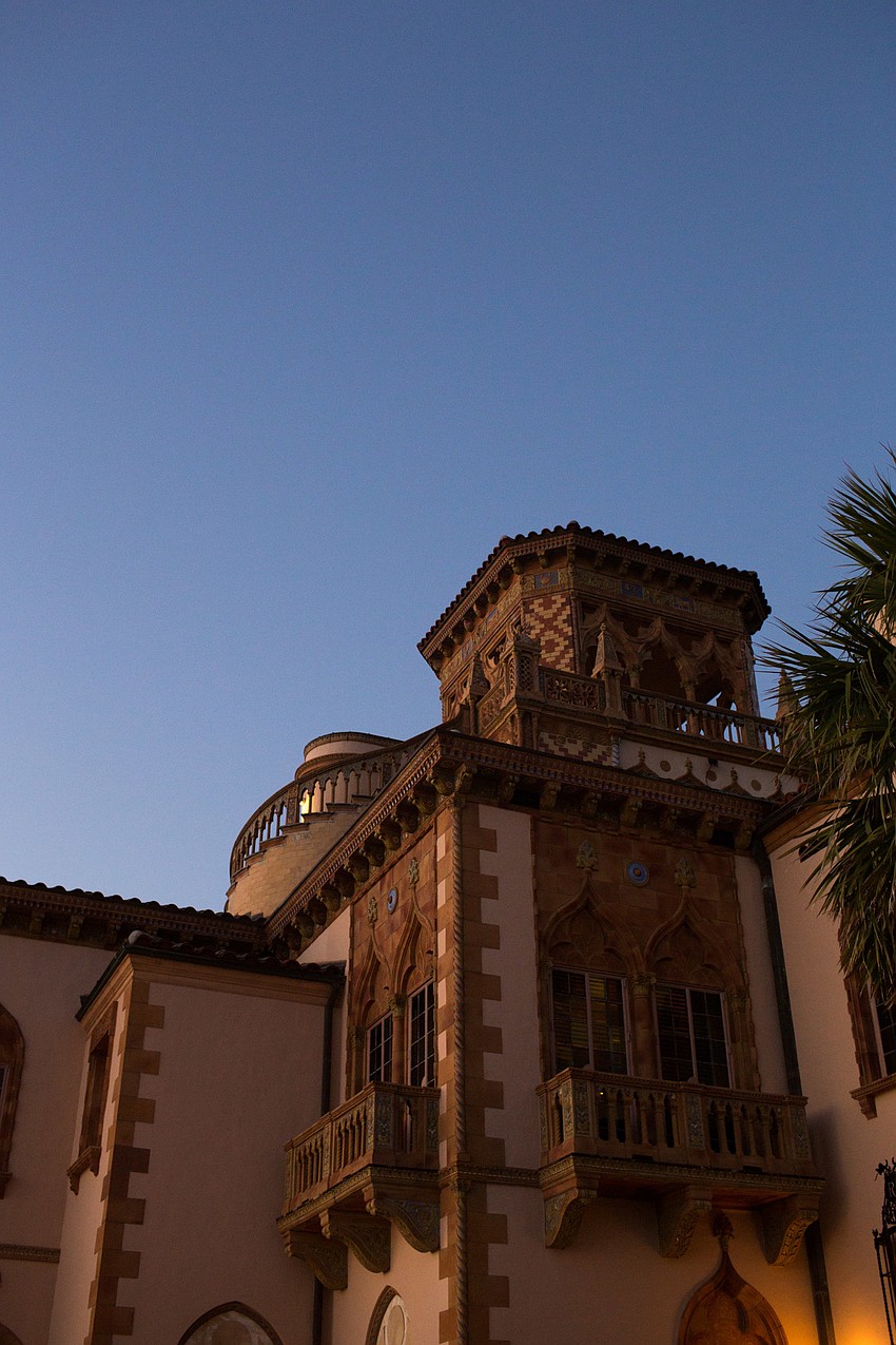 The Ca' d'Zan terrace was the perfect place to watch the sun set.