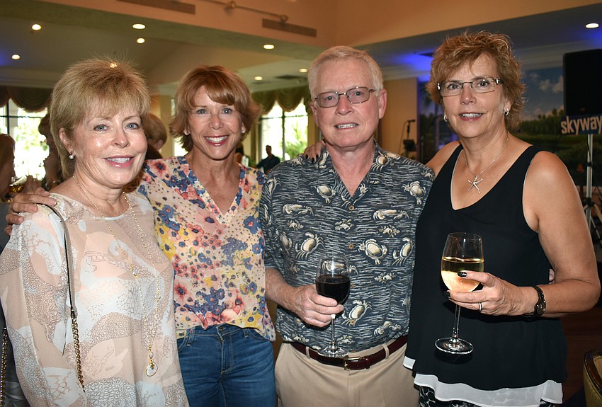Nancy Goudy, Jennifer Cooper, Commissioner Ken Schneier and Cynthia Craig