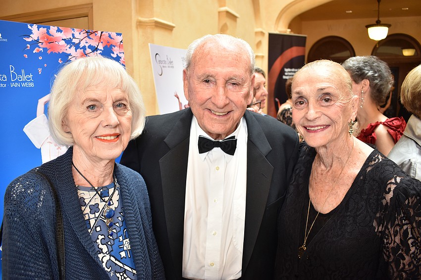 Carol Phillips with Hal and Marlene Liberman