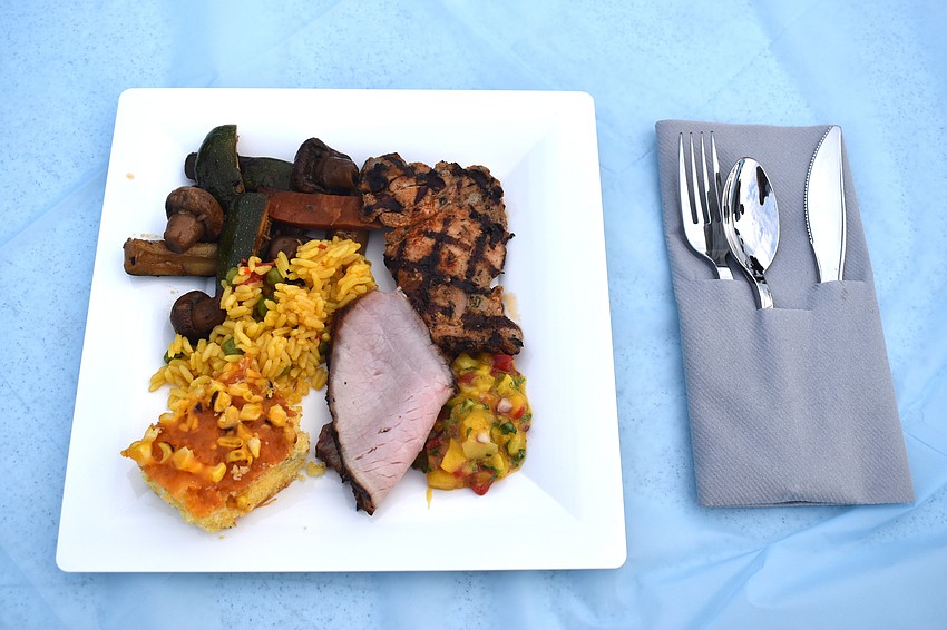 Guests enjoyed dinner from Harry’s Continental Kitchens.