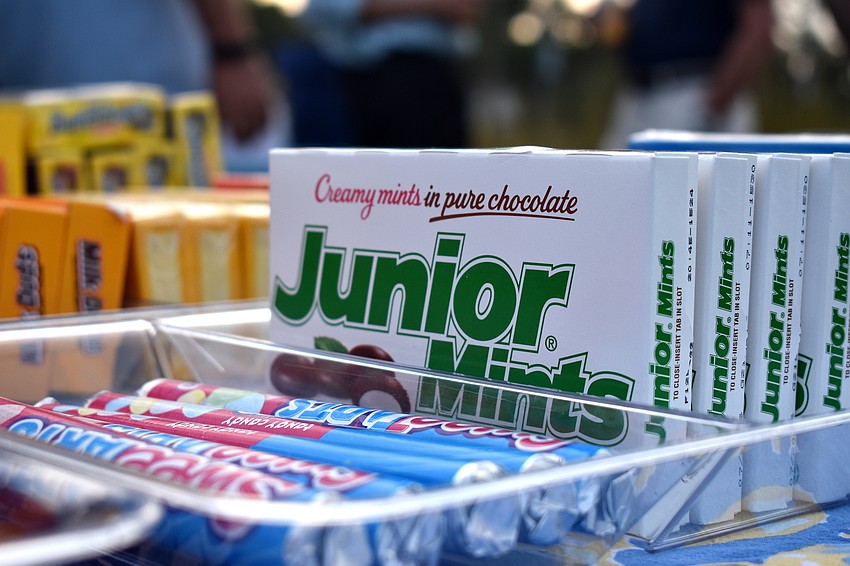 Attendees could buy candy to enjoy during the movie.
