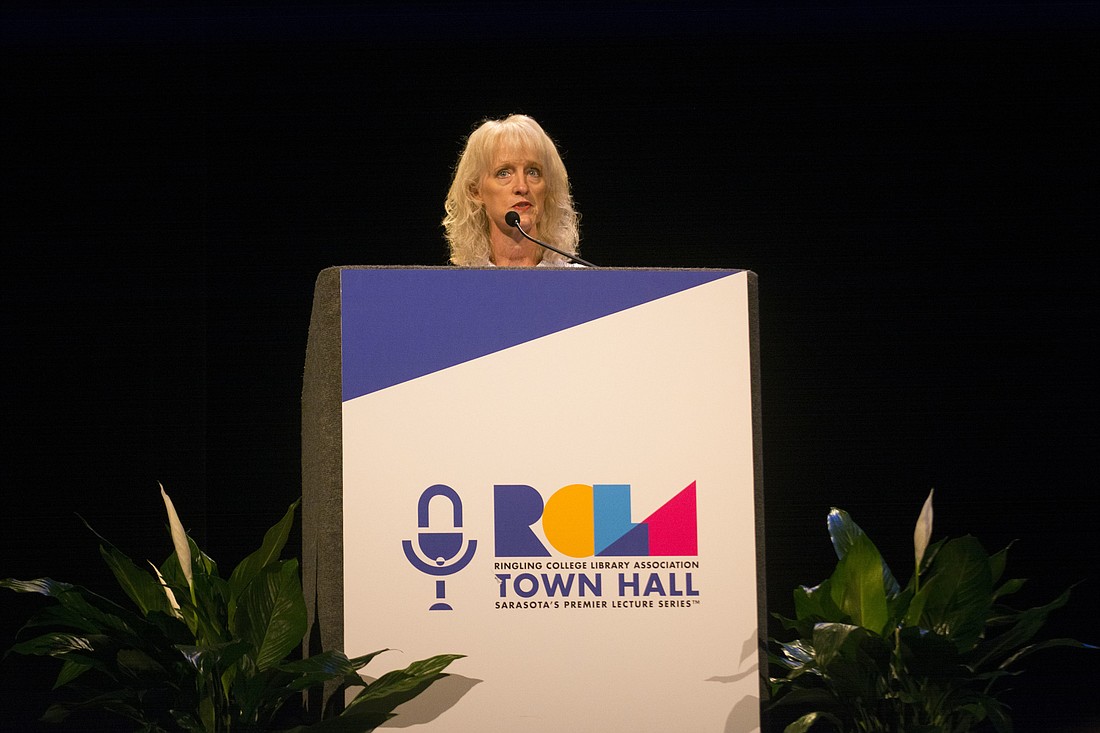 RCLA 2019 Town Hall chairwoman Mitzie Henson announces the lineup for next year&#39;s series.