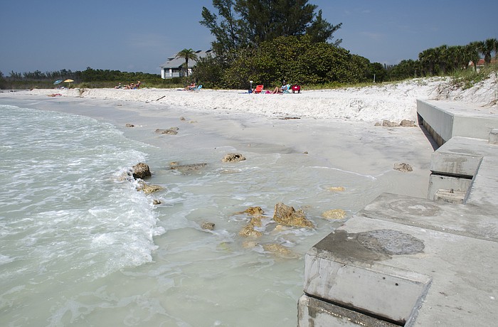 Erosion at the north end of Longboat Key could require emergency sand nourishment.