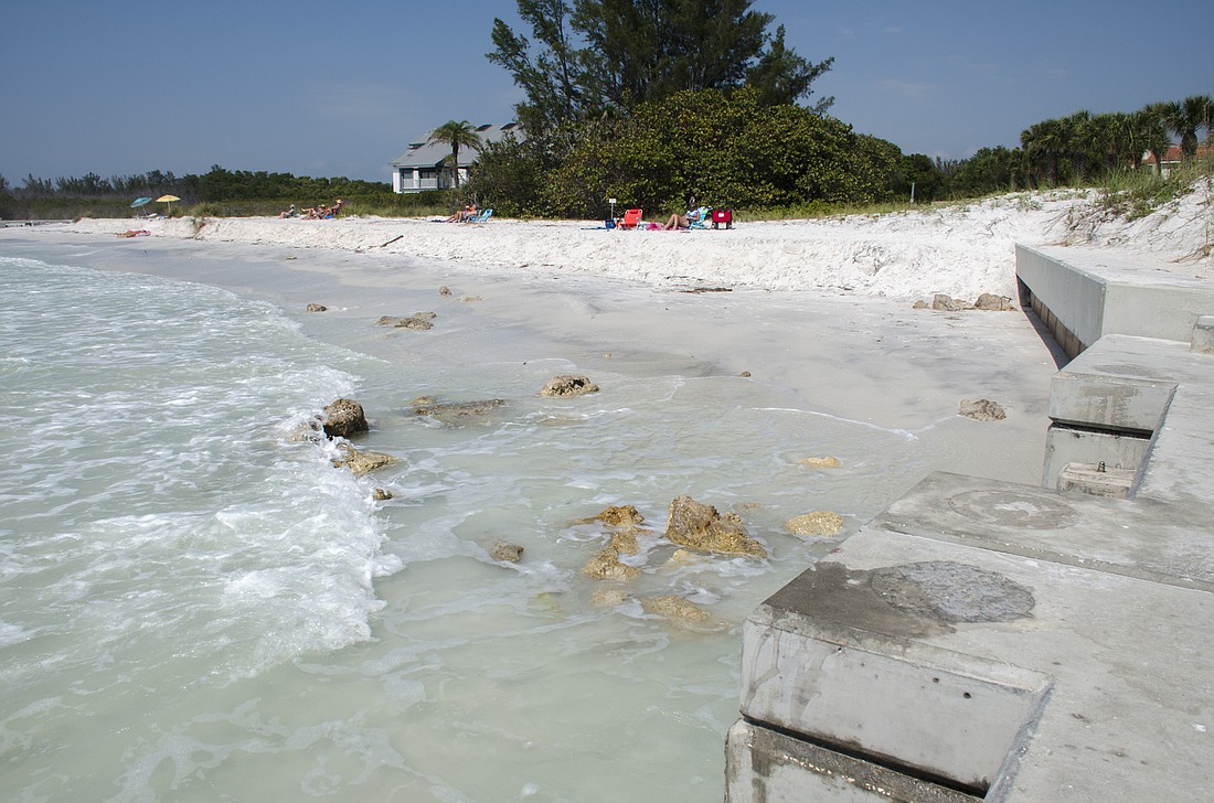 Erosion at the north end of Longboat Key could require emergency sand nourishment.