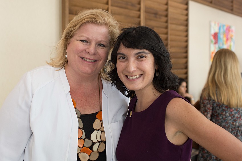 Ashley Brown and Hermione Gilpin