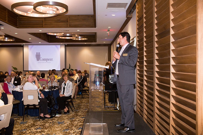 Paul Tarantino closes the luncheon.