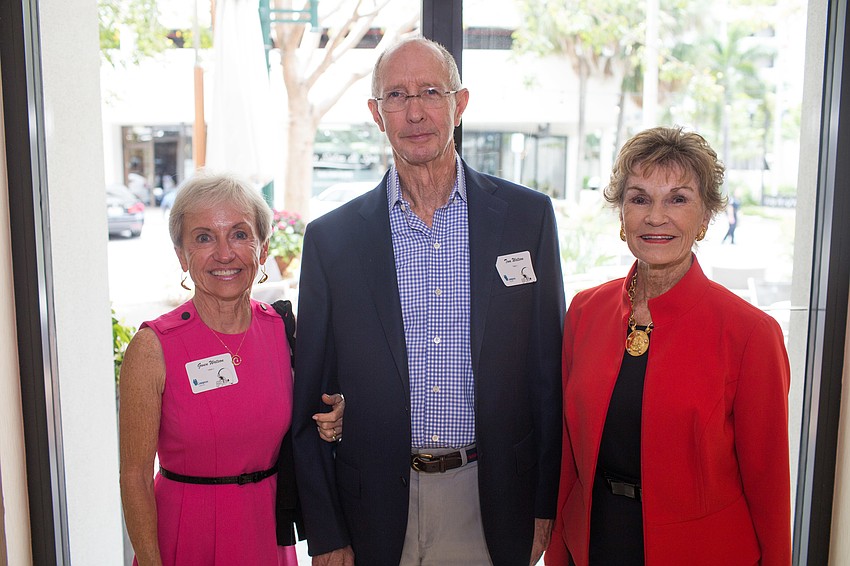 Gwen and Tom Watson with Pat Anderson