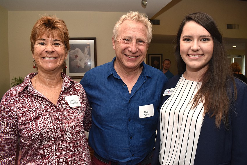 Carolyn Angiolillo, Dan Boxer and Sarasota County Commission candidate Wesley Beggs