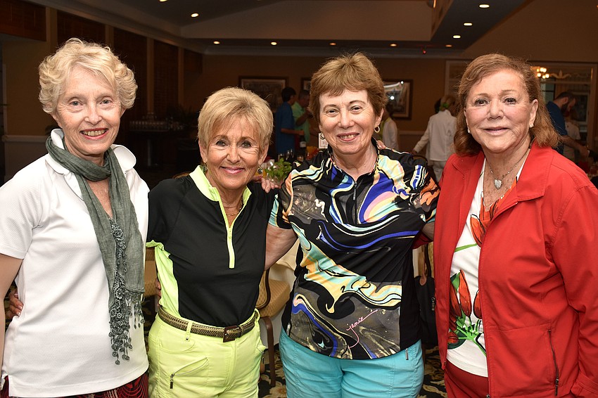 Anita Cohen, Bunny Skirboll, Hannan Weinberg and Helen Glaser