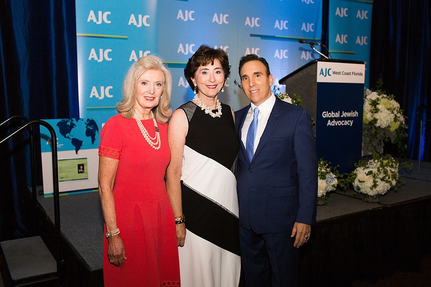 Regional President Anne Virag, Honoree Barbara Brizdle and Regional Director Brian Lipton