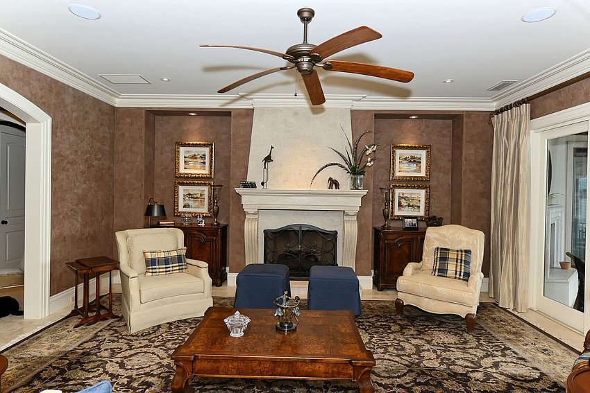 Offering four bedrooms and four-and-a-half bathrooms, the luxury residence is spread over 5,455 square-feet of living space.