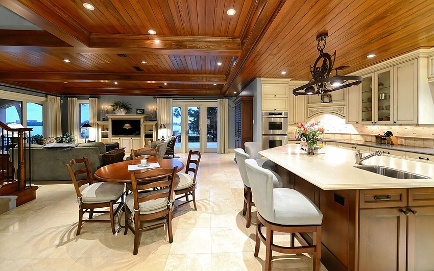 Offering four bedrooms and four-and-a-half bathrooms, the luxury residence is spread over 5,455 square-feet of living space.