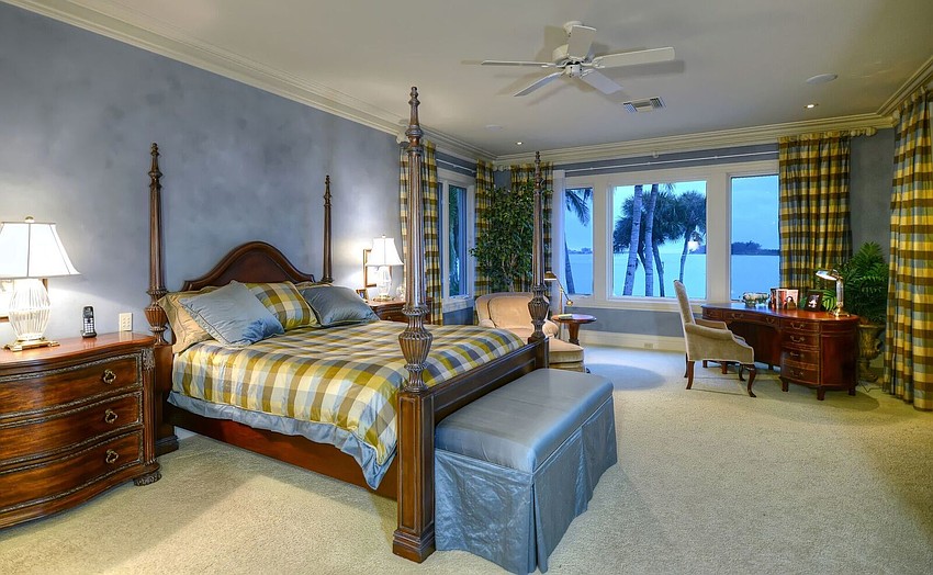 Offering four bedrooms and four-and-a-half bathrooms, the luxury residence is spread over 5,455 square-feet of living space.