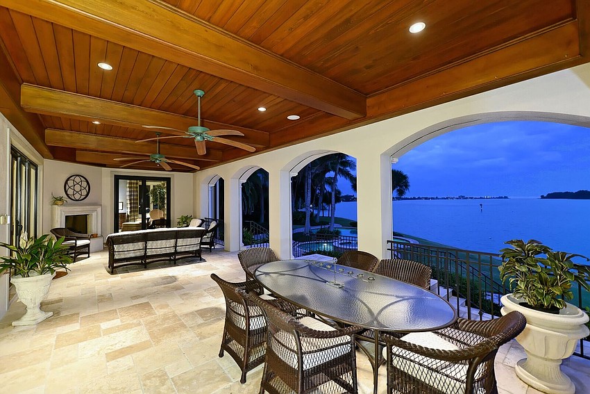 Offering four bedrooms and four-and-a-half bathrooms, the luxury residence is spread over 5,455 square-feet of living space.