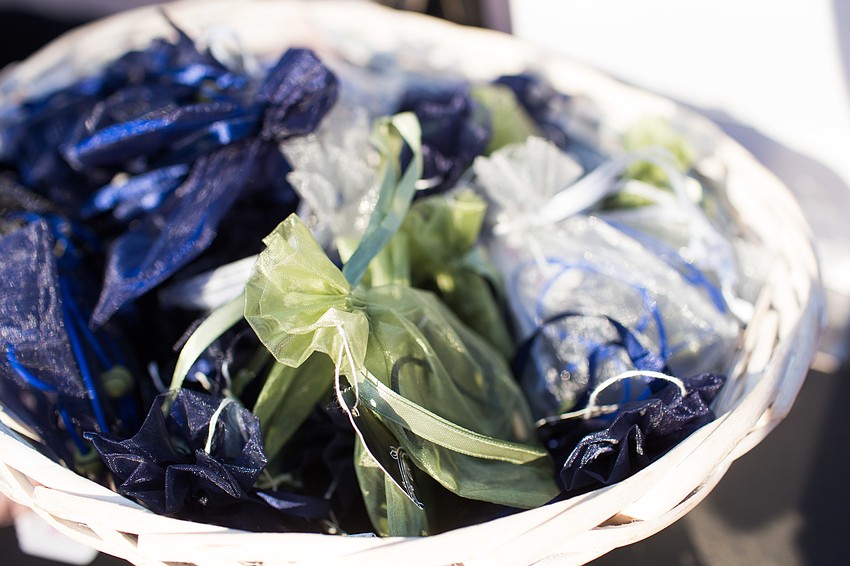 Guests were able to purchase a tennis necklace raffle at $100 each.