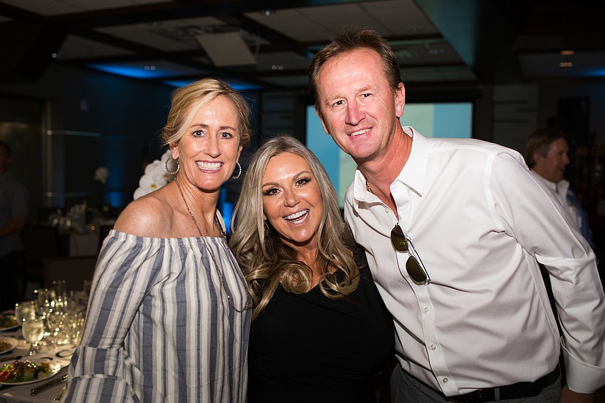 Kathy Rosenberg, Co-Chairwoman Barb Lancer and Petr Korda