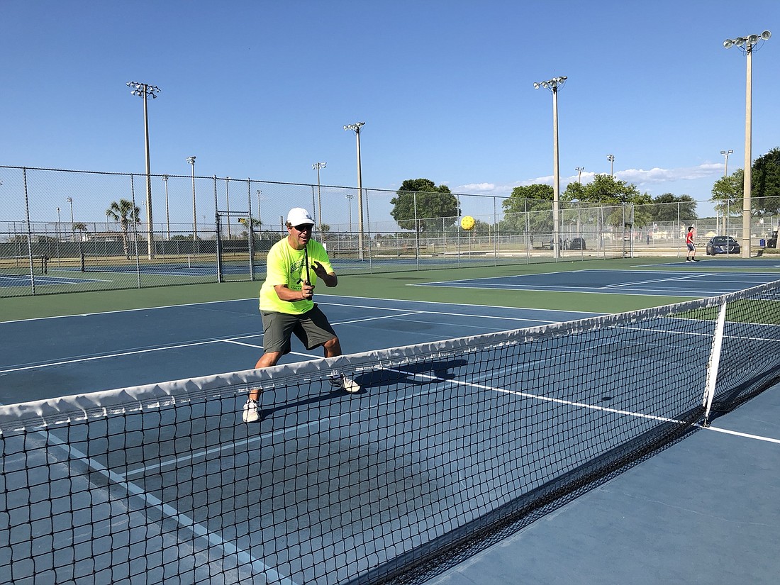 Bob Haskin plays pickleball in Lakewood Ranch. He wants to see a new tournament-caliber facility at Premier Sports Campus. Courtesy image.