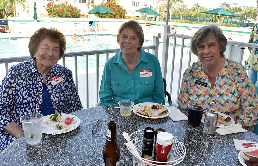 Ruth Strauss, Eleanor Cloud and Eileen Coyne
