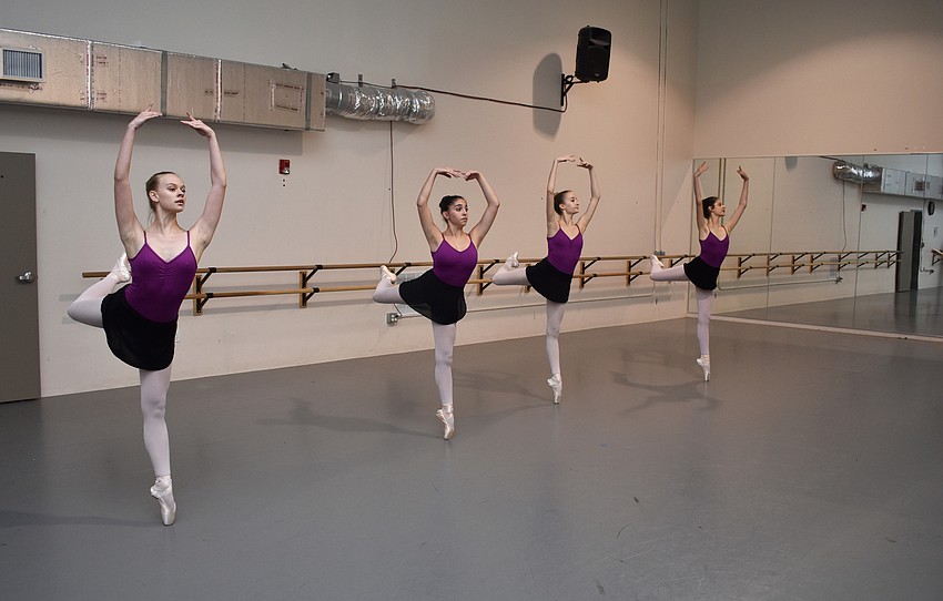 Students from The Margaret Barbieri Conservatory perform for guests.