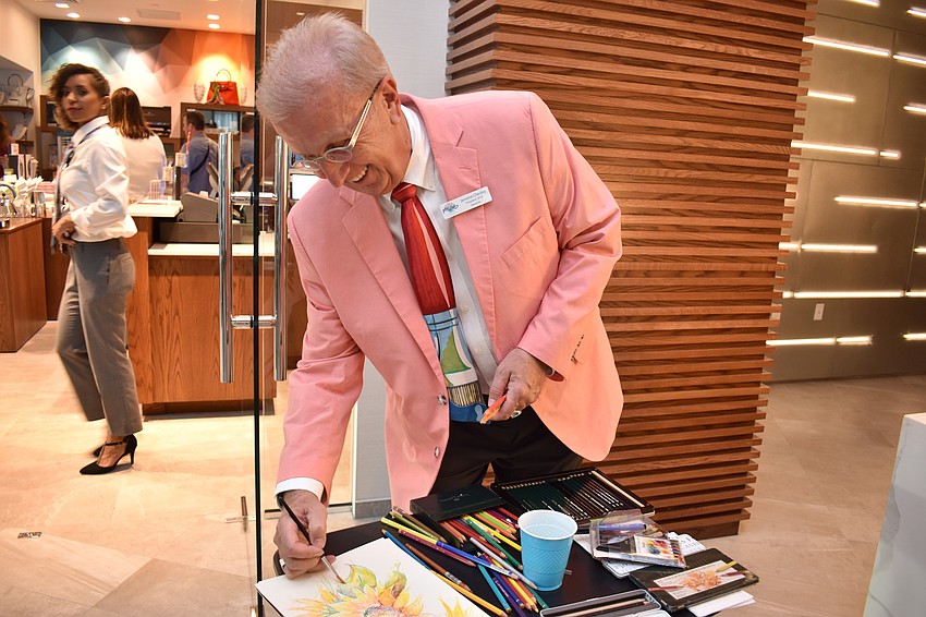 Jerome Chesley shows how his illustration can turn into a watercolor painting with the right tools.