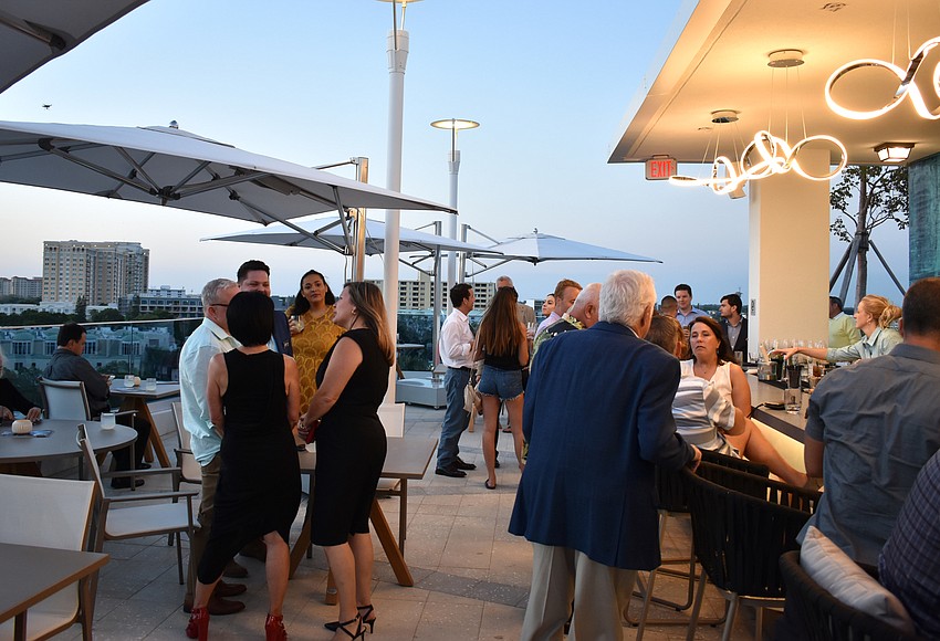 Your Observer Photo The rooftop bar overlooks Sarasota Bay and part