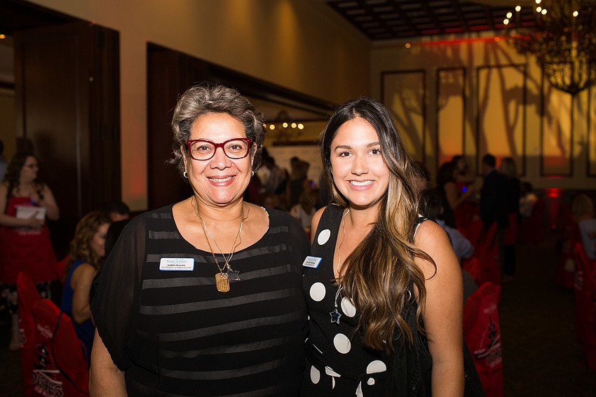 Karen Mullins and Kristen Fixione