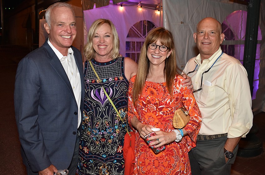 Michael and Maria Finazzo with Laura Kunberger and David Millie