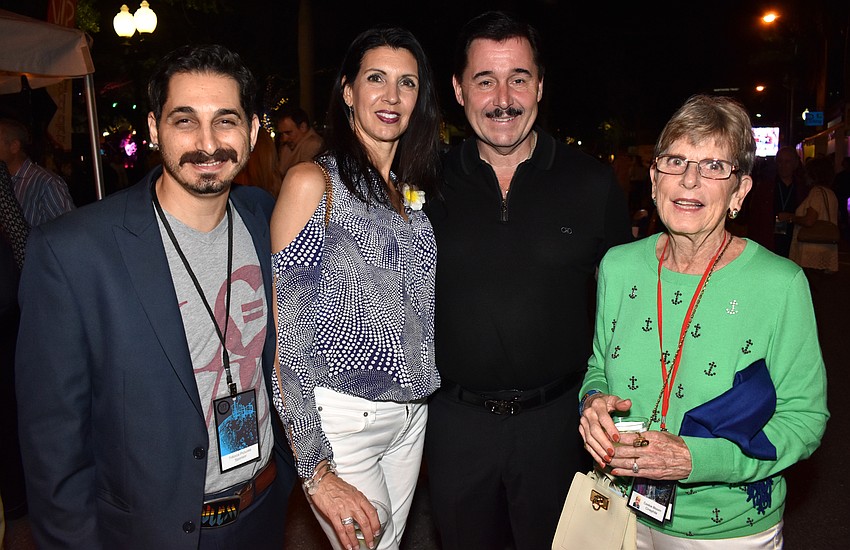 Shawn Greenspan, Bernadette and Peter Calamaras and Cookie Bloom