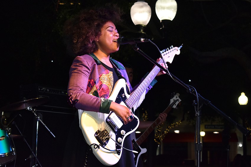 The Seratones were among several live music acts to entertain guests.