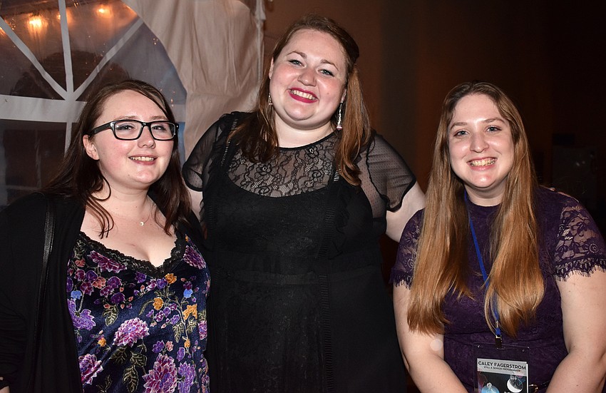 Megan Sicks, Alyssa Holcomb and Caley Fagerstrom