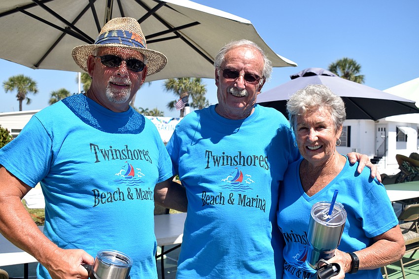 Bill Barnwell and John and Mandy Brewer